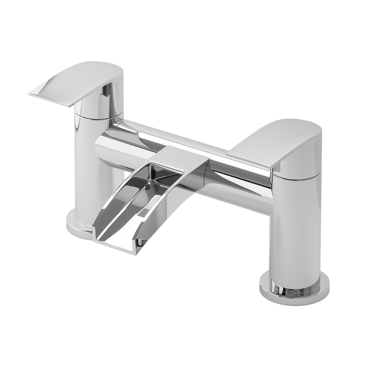 Allos Chrome Waterfall Bath Filler Tap