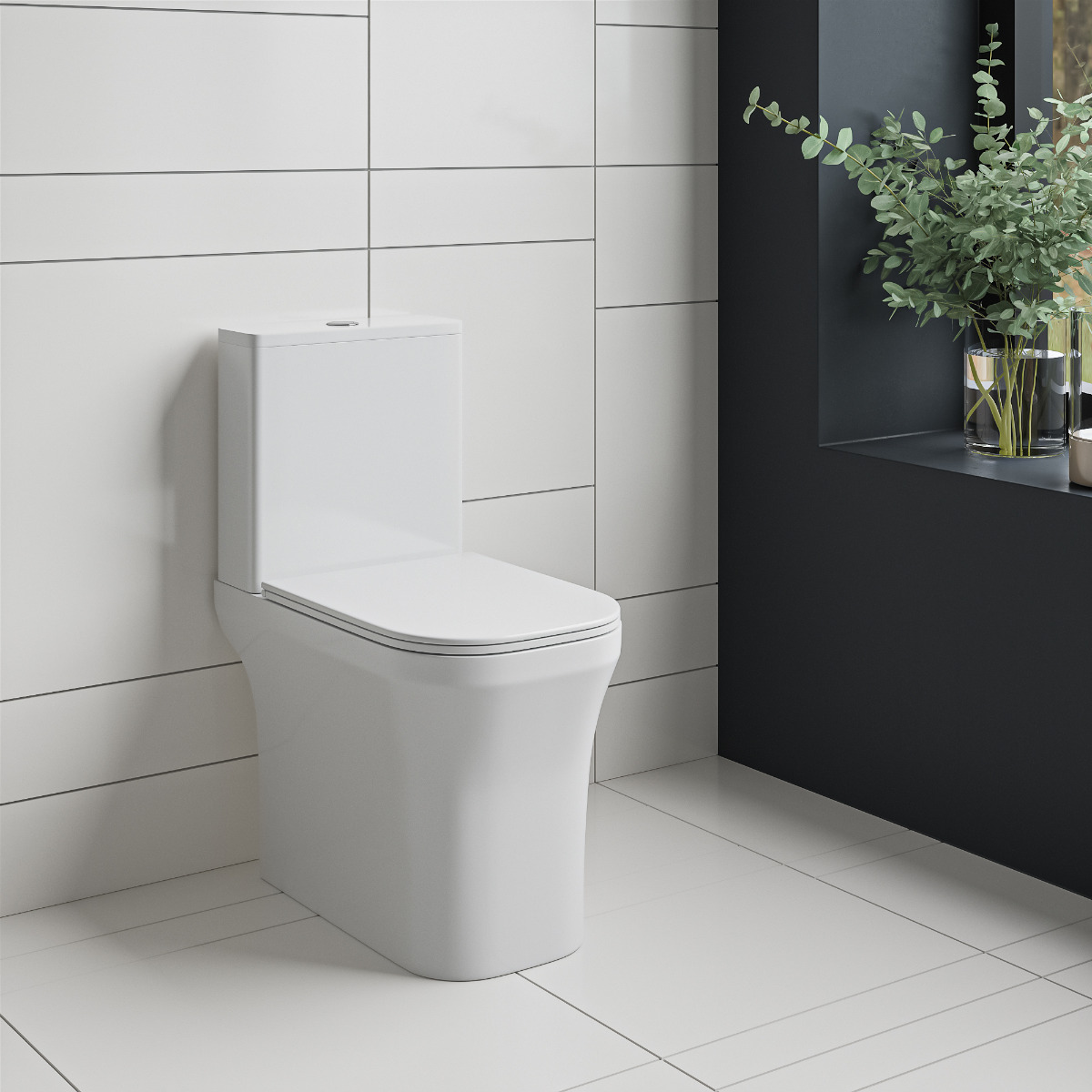 Montreux Close Coupled Modern Toilet