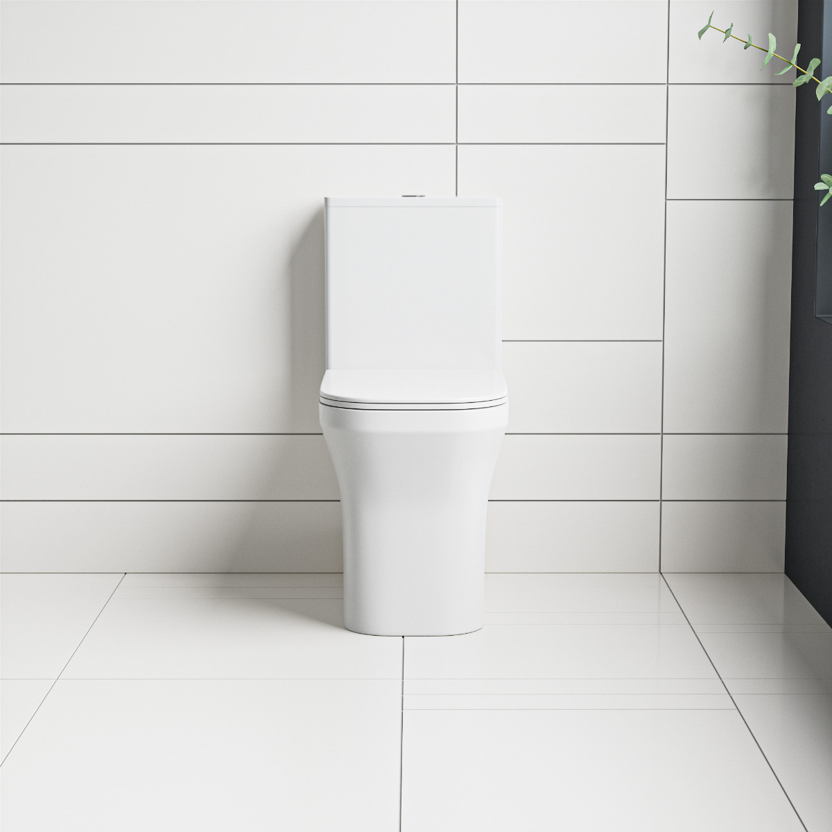 Montreux Close Coupled Modern Toilet