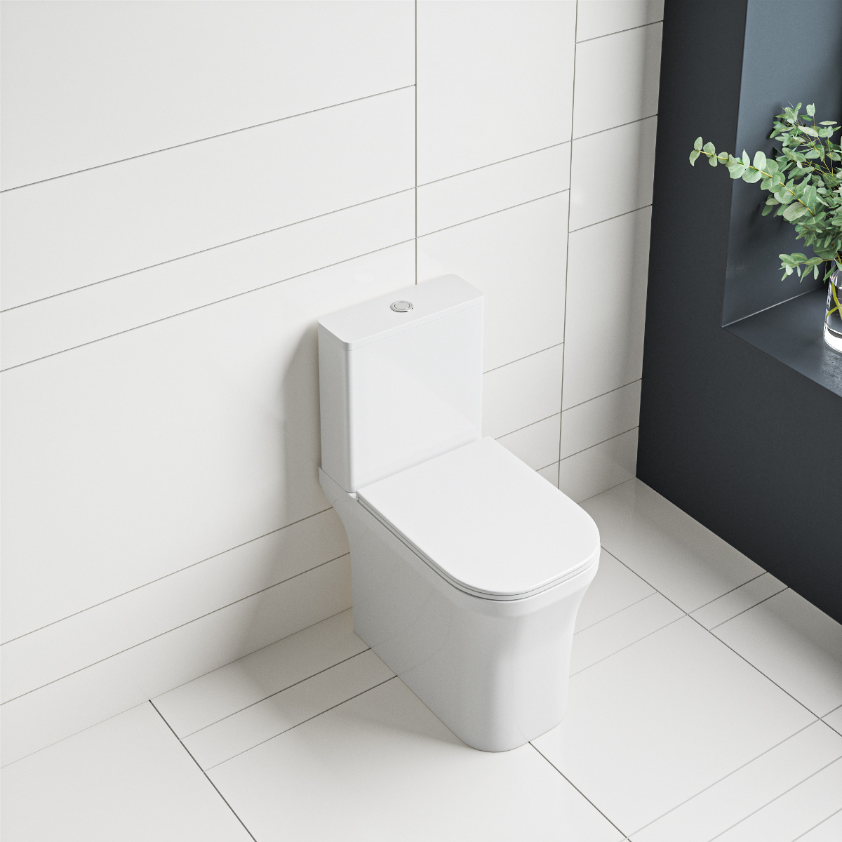 Montreux Close Coupled Modern Toilet