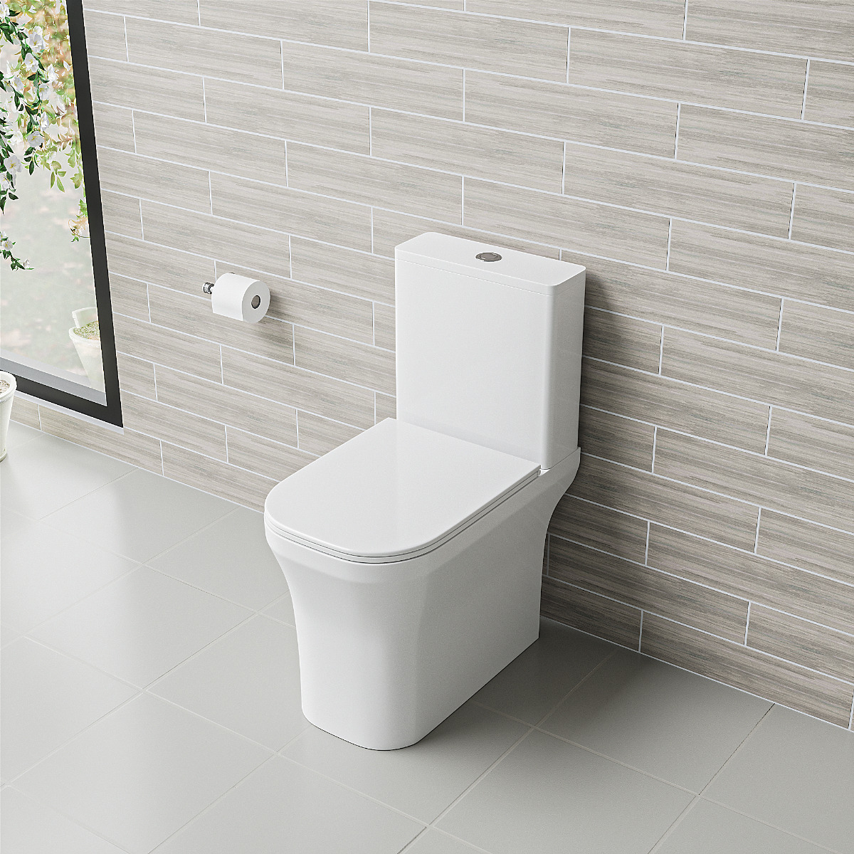 Montreux Close Coupled Modern Toilet