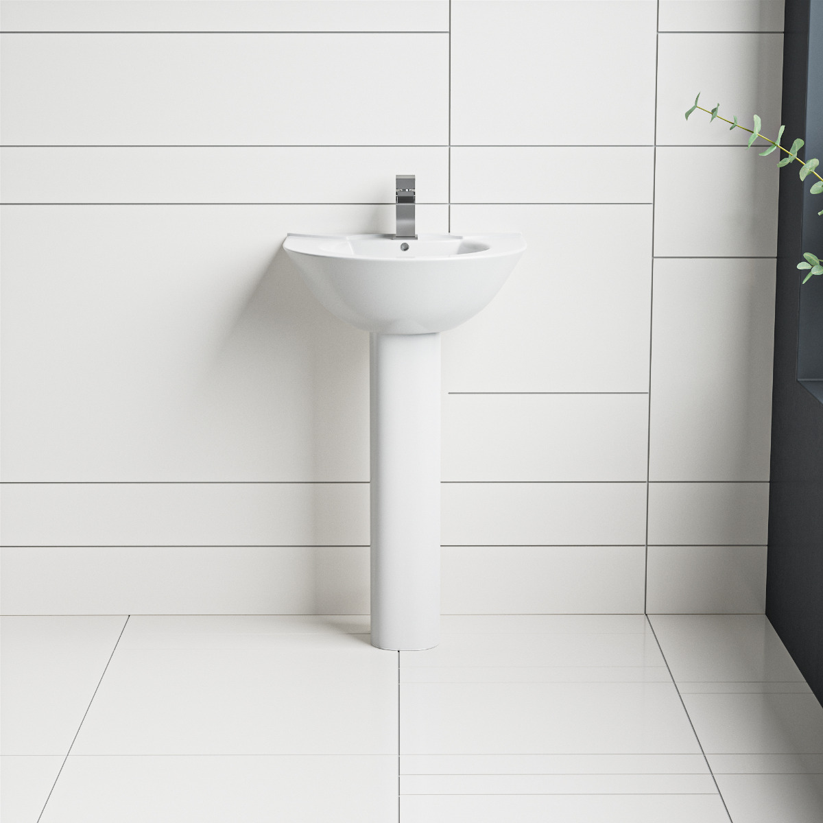 Montreux Modern Pedestal Basin
