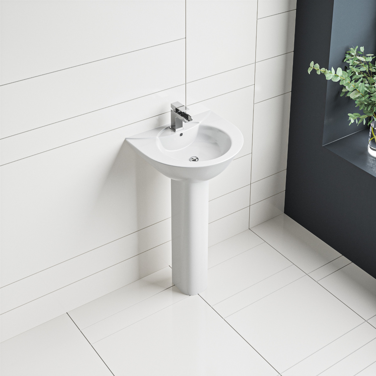 Montreux Modern Pedestal Basin