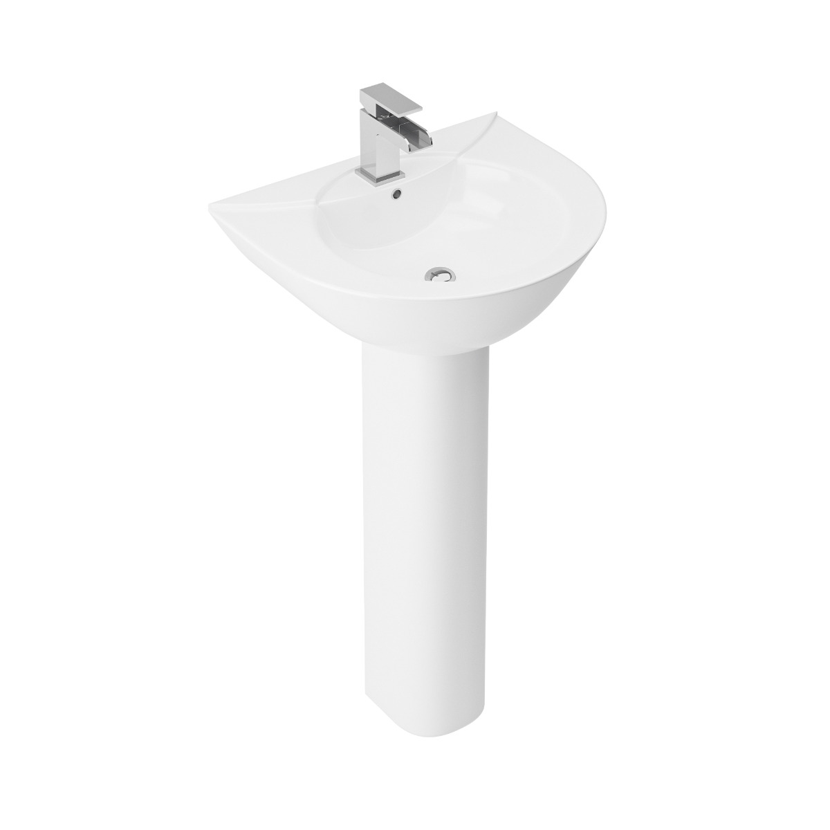 Montreux Modern Pedestal Basin