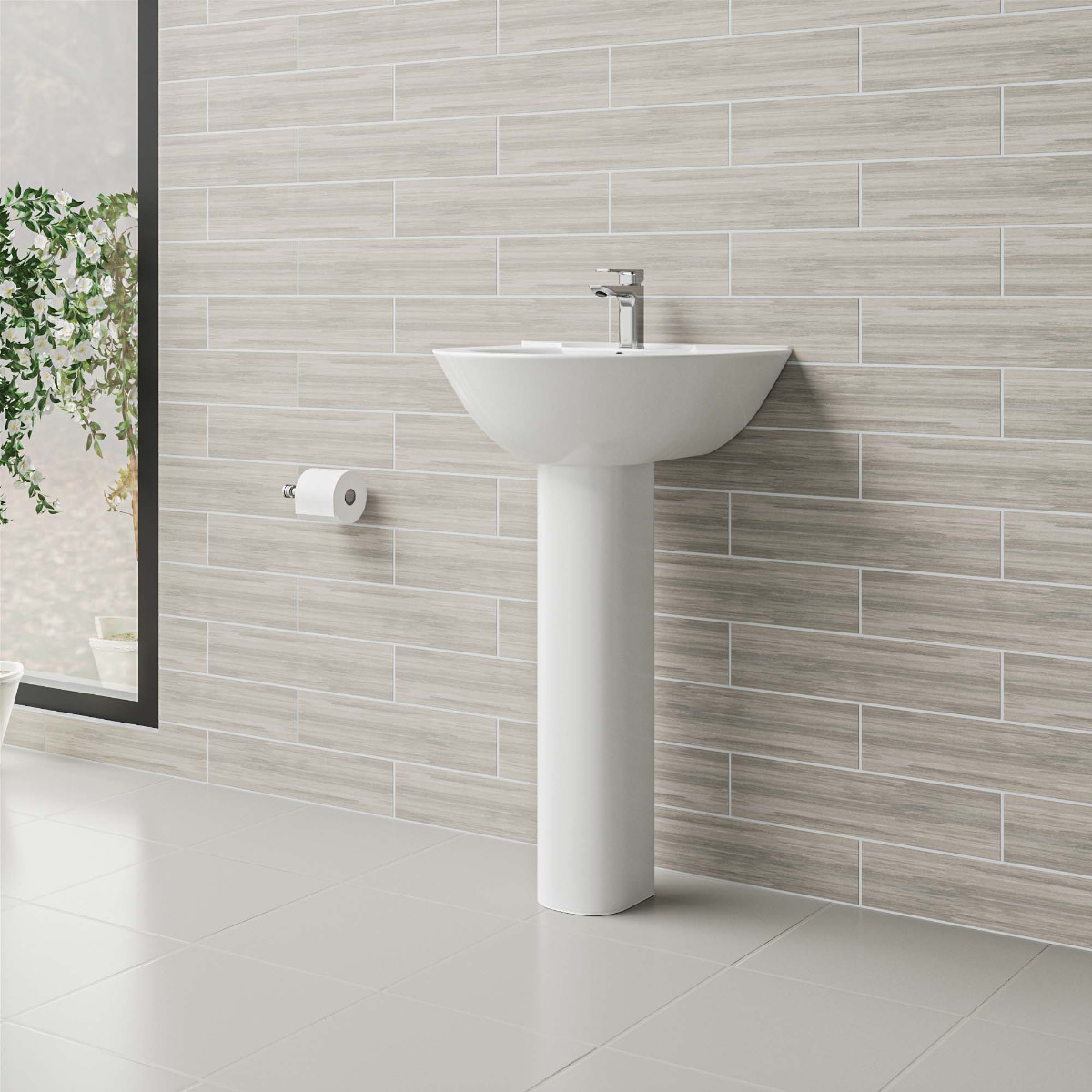 Montreux Modern Pedestal Basin