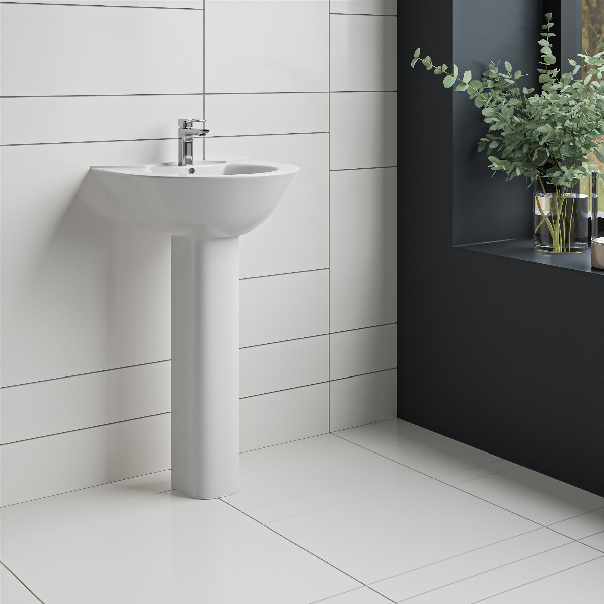 Montreux Modern Pedestal Basin