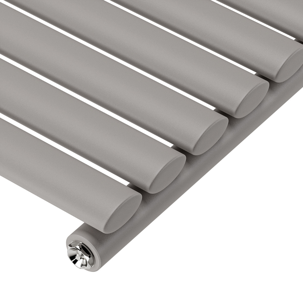 1600 x 590mm 'Accent Collection' Single Oval Tube Vertical Radiator