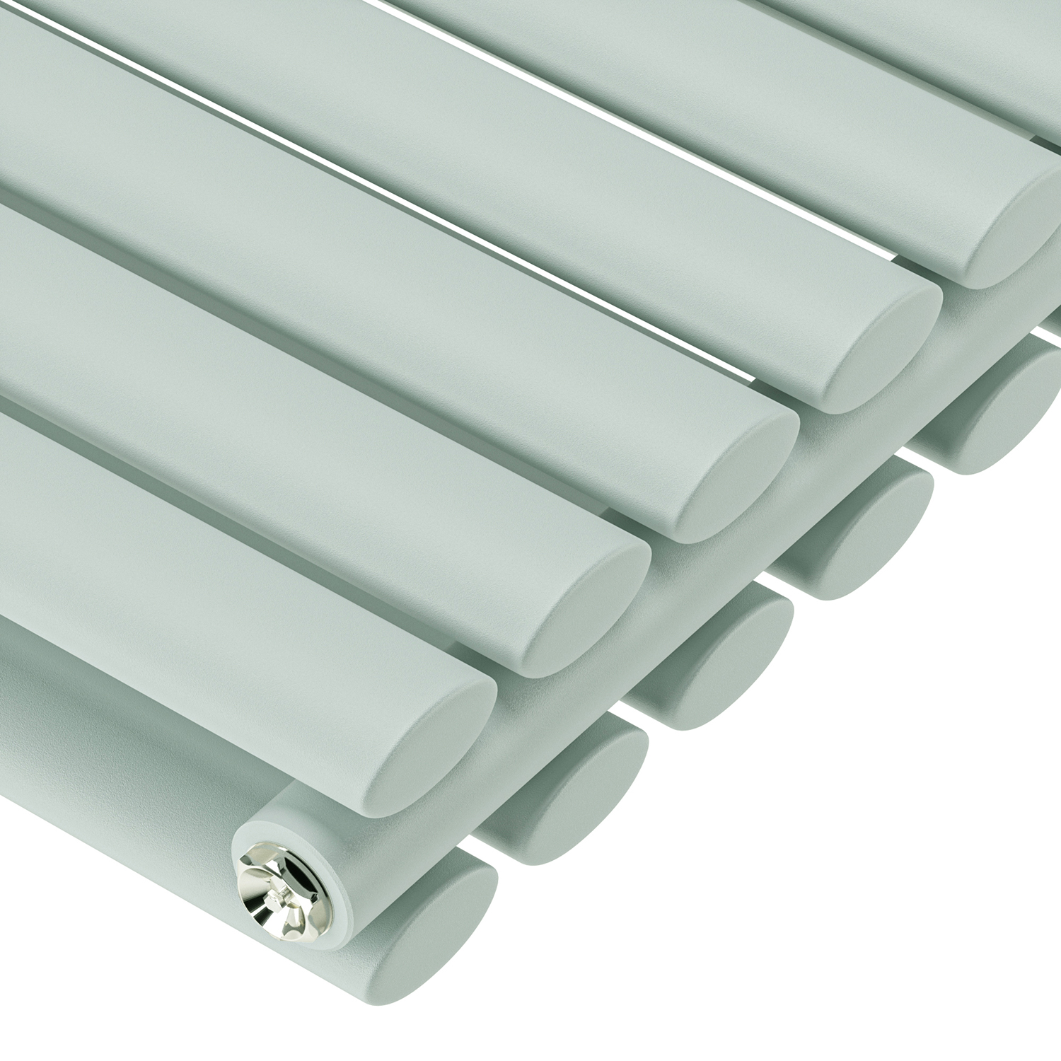 1600 x 236mm 'Pick A Pastel' Double Oval Tube Vertical Radiator