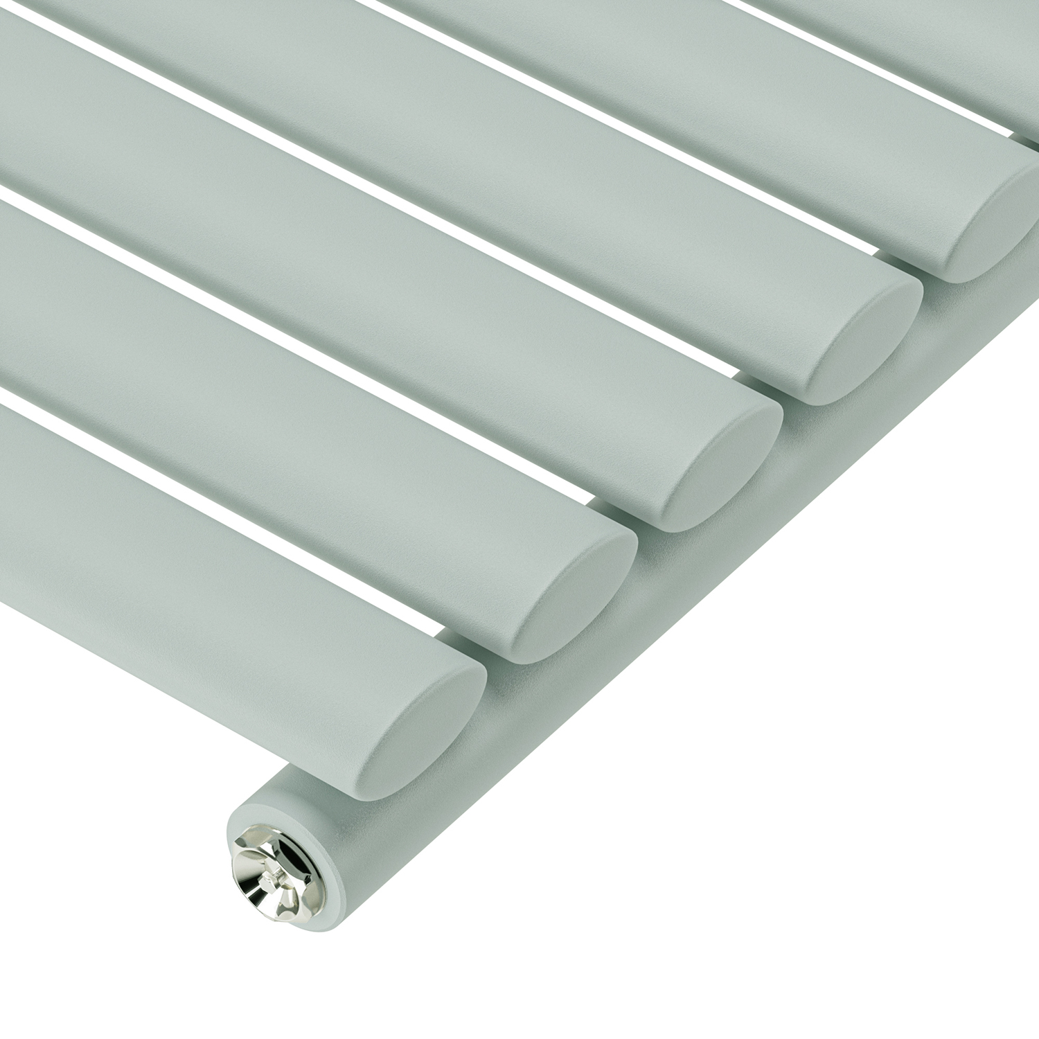 1600 x 472mm 'Pick a Pastel' Single Oval Tube Vertical Radiator 