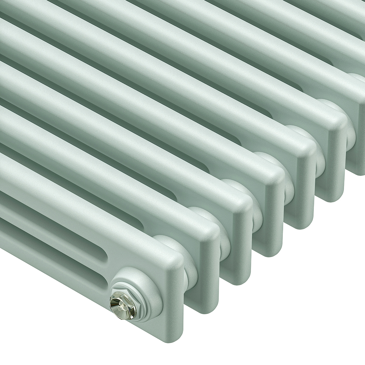 1800 x 203mm 'Pick A Pastel' Vertical Traditional 3 Column Radiator