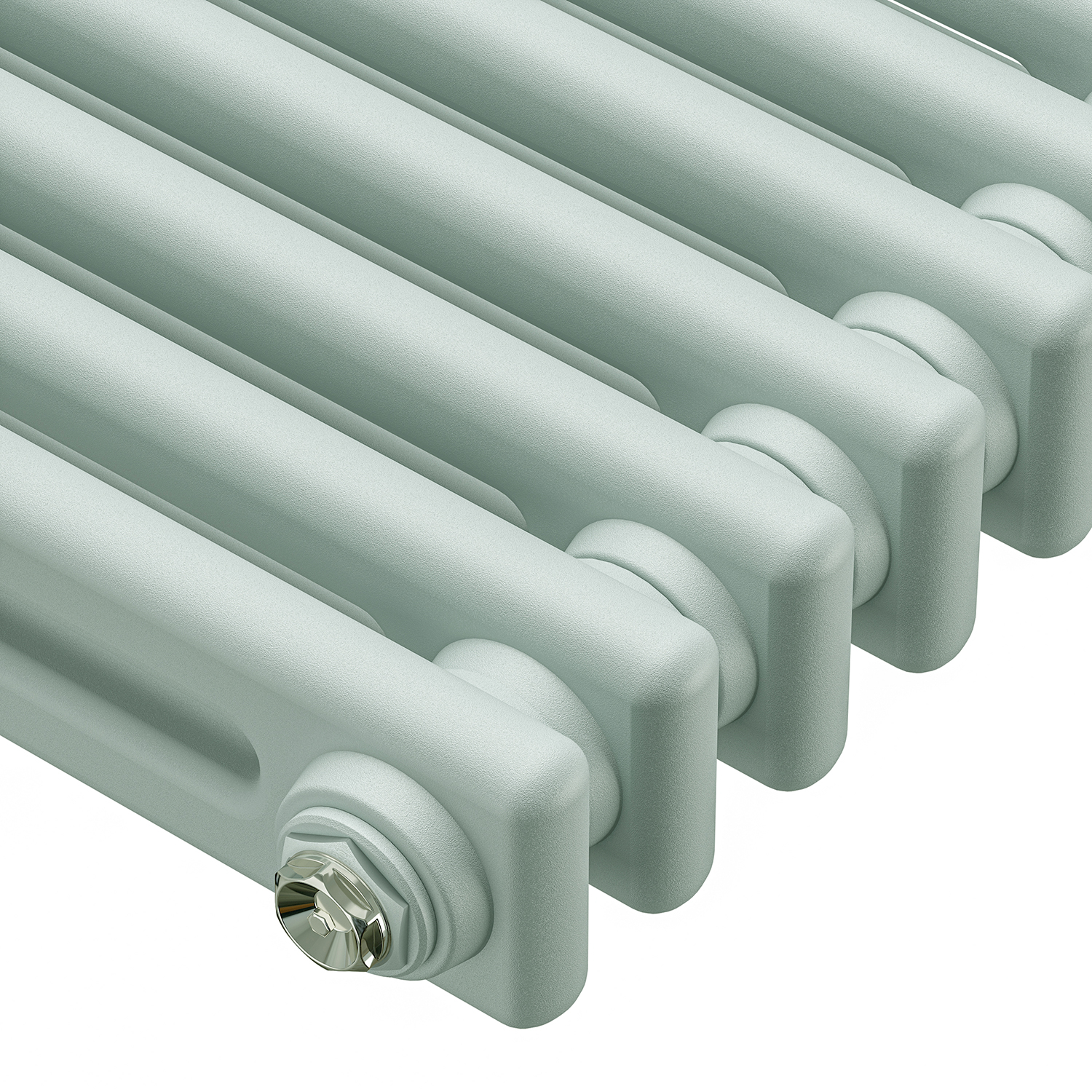 1800 x 203mm 'Pick A Pastel' Vertical Traditional 2 Column Radiator