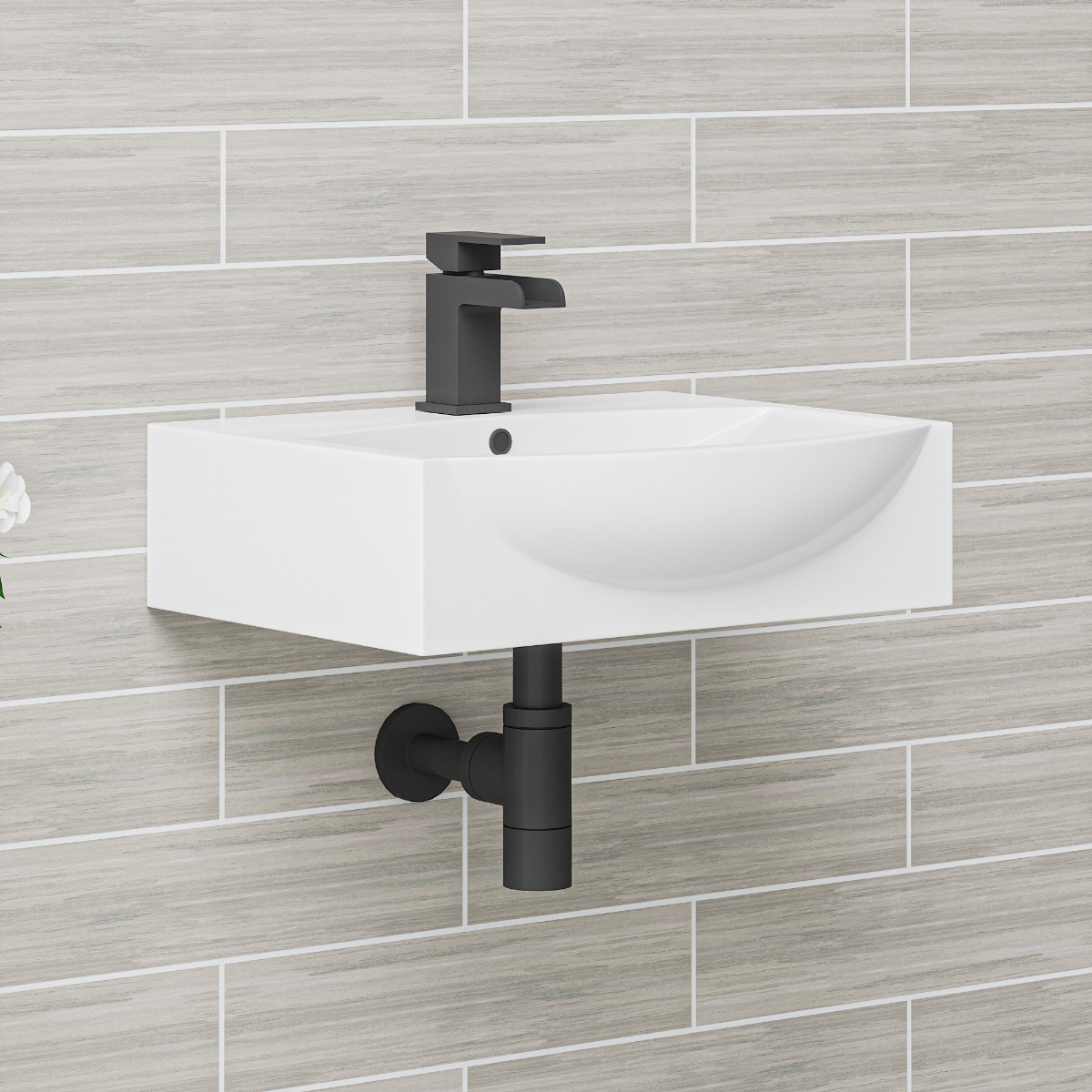 Alamere Black Waterfall Basin Tap
