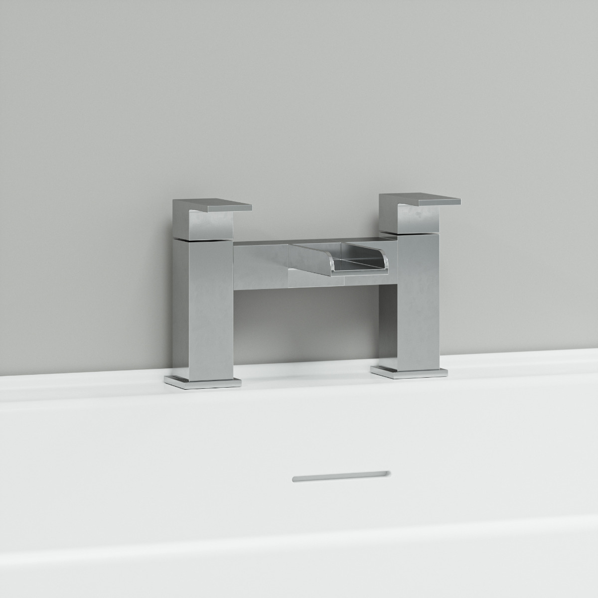 Alamere Chrome Waterfall Bath Filler Tap