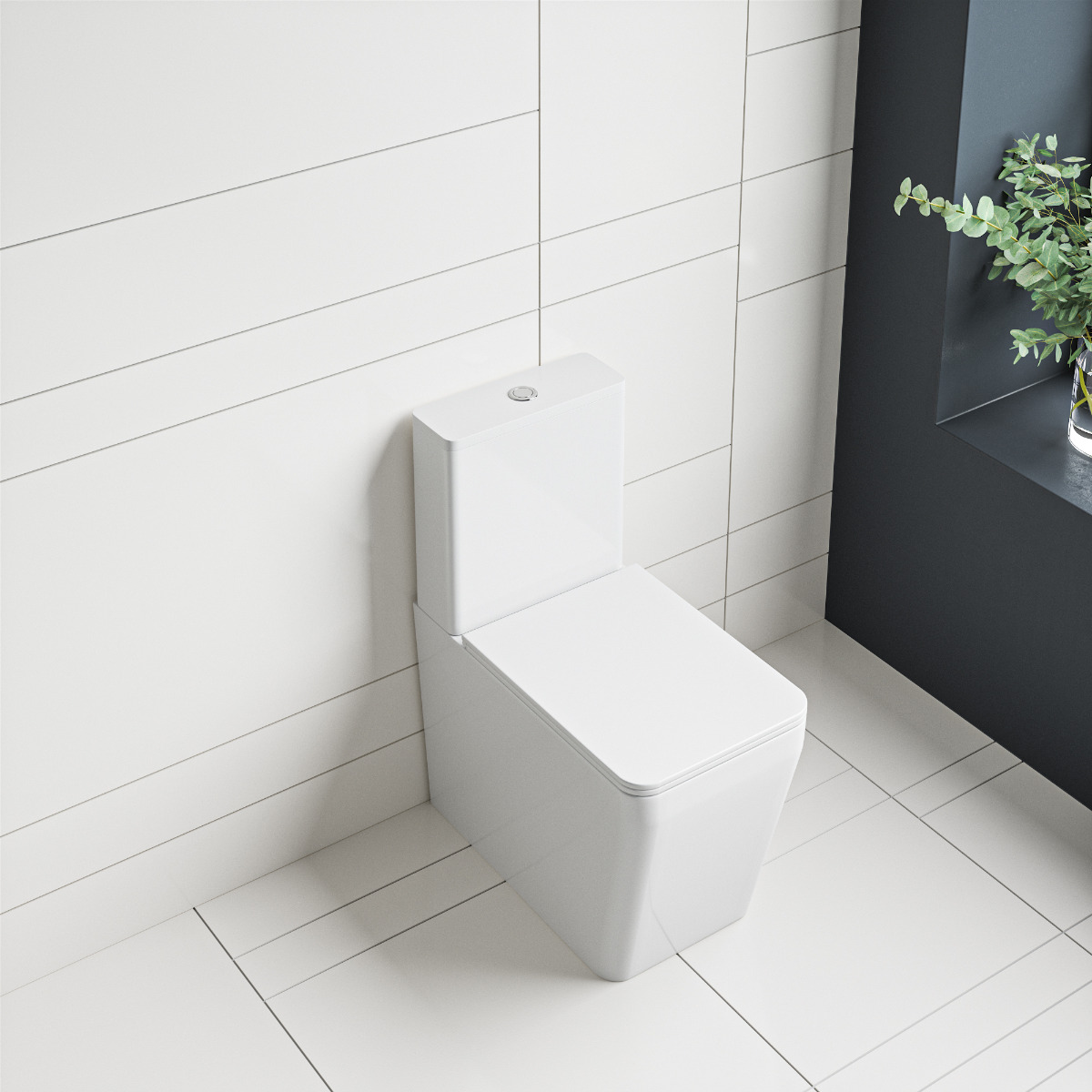 Chambery Close Coupled Modern Toilet