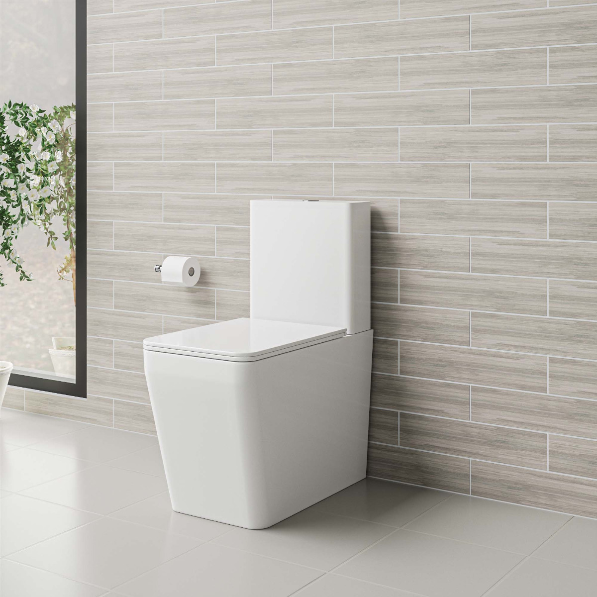 Chambery Close Coupled Modern Toilet