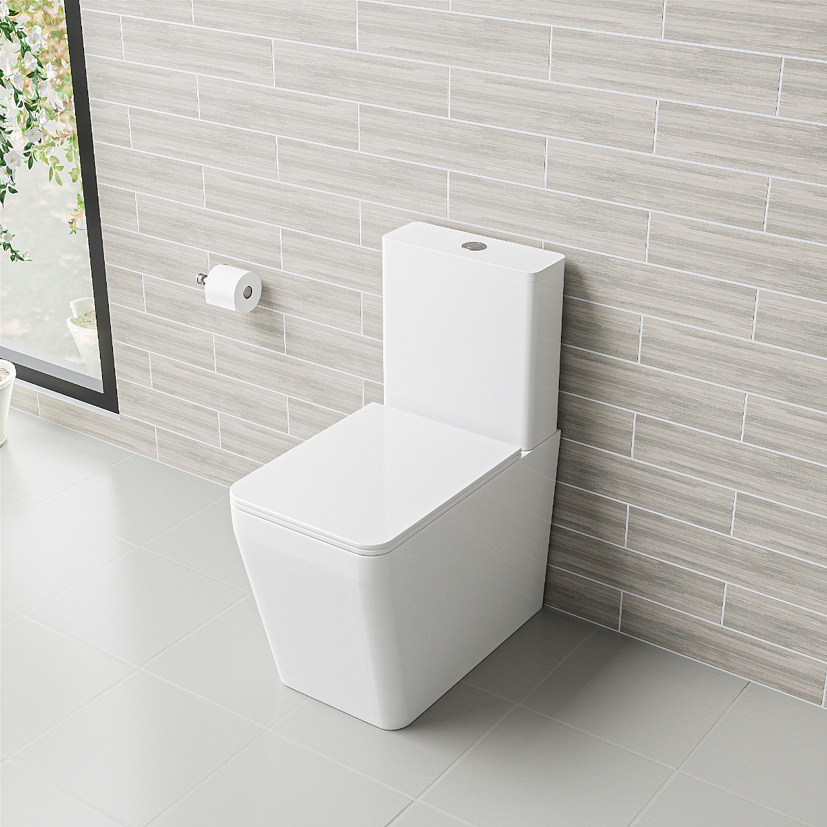 Chambery Close Coupled Modern Toilet