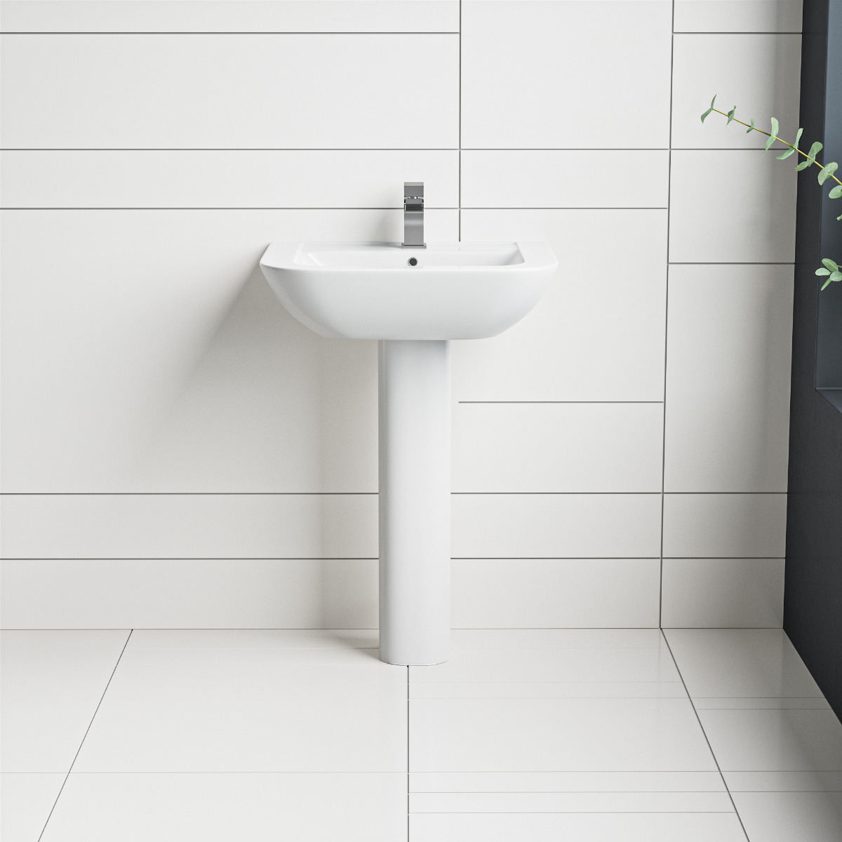 Chambery Modern Pedestal Basin