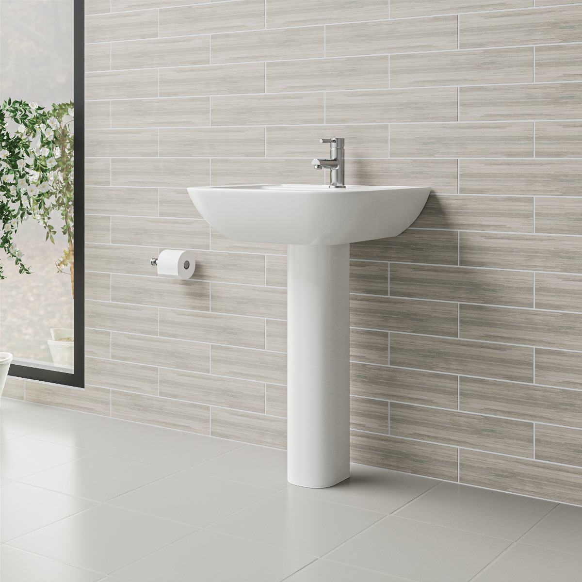 Chambery Modern Pedestal Basin