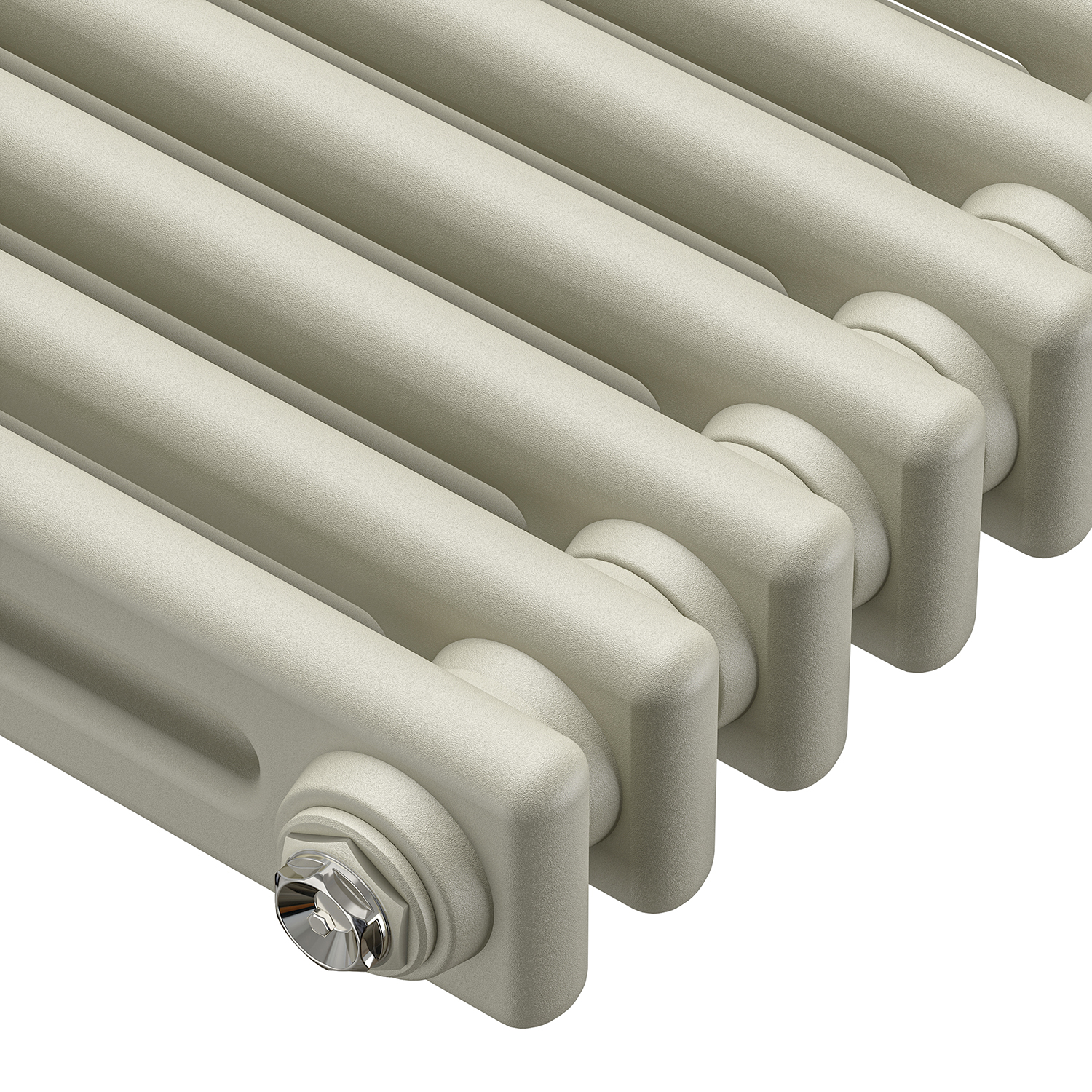 1500 x 203mm 'Pick A Pastel' Vertical Traditional 2 Column Radiator