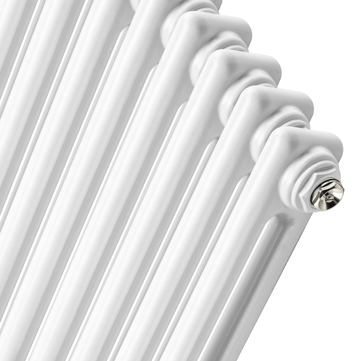 300 x 608mm White Horizontal Traditional 2 Column Radiator