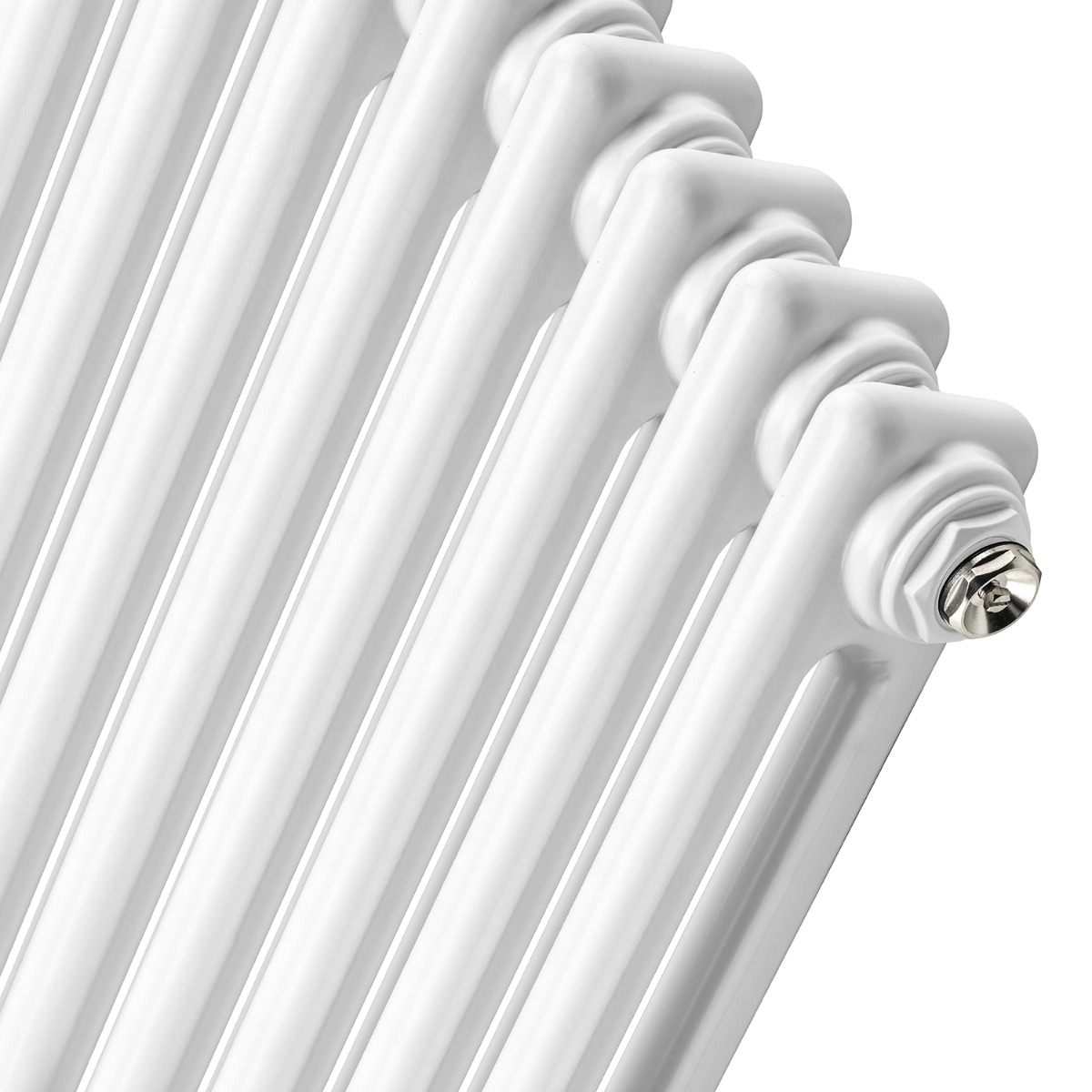 300 x 788mm White Horizontal Traditional 2 Column Radiator
