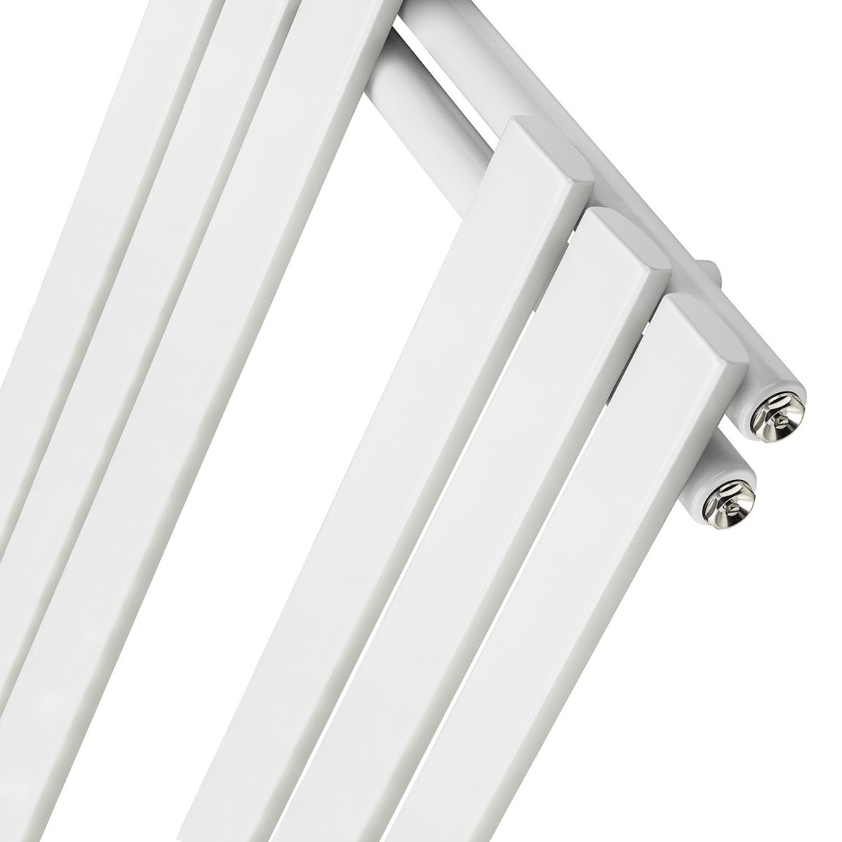 1180 x 400mm White Flat Panel Bathroom Towel Radiator