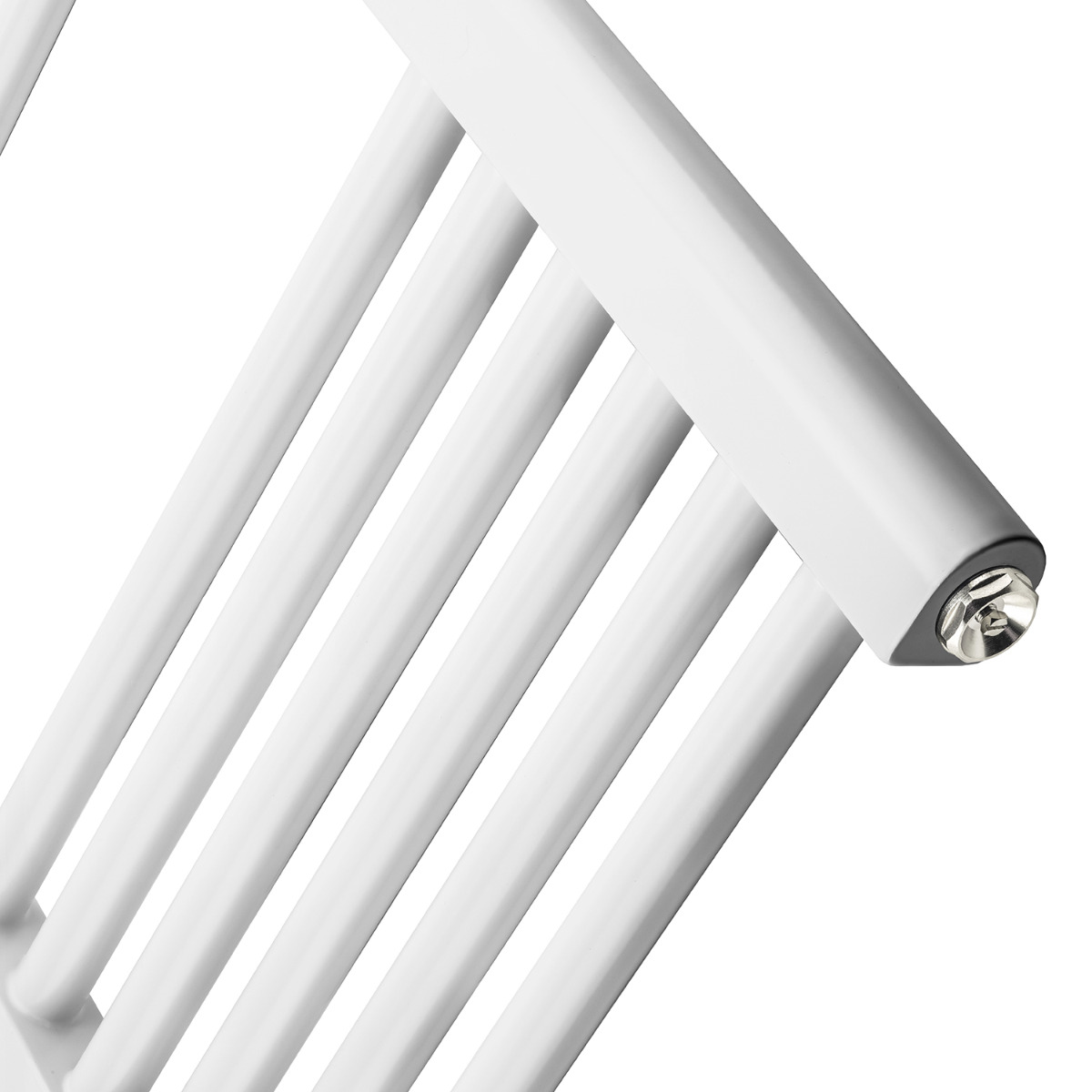 1600 x 500mm Straight White Heated Towel Rail