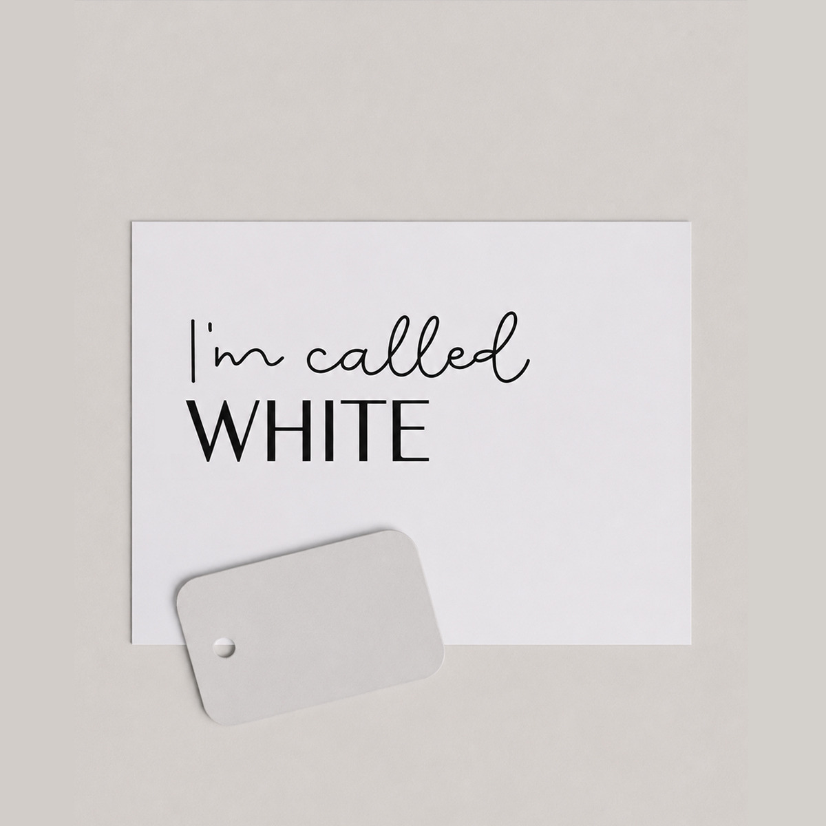 White Colour Sample